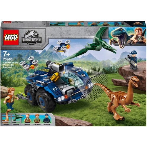 Конструктор LEGO Gallimimus and Pteranodon Breakout 75940