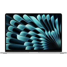 Ноутбук Apple MacBook Air 15 (M3, 8C CPU/10C GPU, 16Gb, 512Gb SSD), MXD23, Silver