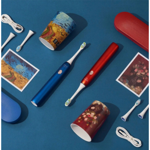 Электрическая зубная щетка Soocas X3U Van Gogh Museum Design красная