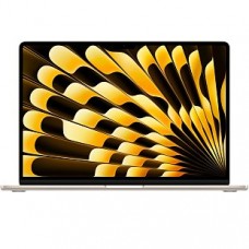 Ноутбук Apple MacBook Air 15 2023 2880x1864, Apple M2 3 ГГц, RAM 8Gb, LPDDR5, SSD 512Gb, Apple graphics 10-core, macOS, MQKV3, Starlight
