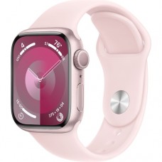 Умные часы Apple Watch Series 9 45mm Aluminium Case, Pink Sport Band M/L