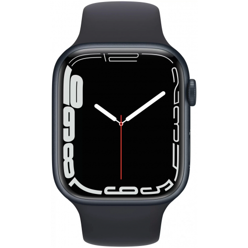 Смарт-часы Apple Watch Series 7 GPS 41mm Midnight Aluminum Case with Midnight Sport Band