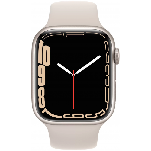 Смарт-часы Apple Watch Series 7 GPS 41mm Starlight Aluminum Case with Starlight Sport Band
