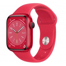 Умные часы Apple Watch Series 8 41mm Red Aluminum Case with Sport Band