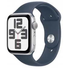 Умные часы Apple Watch Series SE Gen 2 2023 40mm Aluminium Case GPS, Silver/Storm Blue Sport Band S/M
