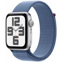 Умные часы Apple Watch Series SE 2022 40mm Silver Aluminium Case with Winter Blue Sport Loop