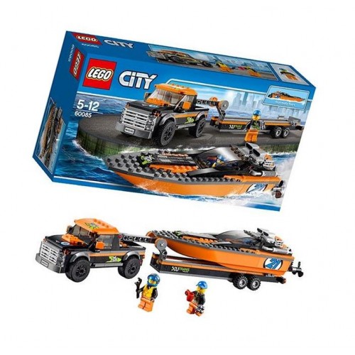 

Конструктор LEGO City 60085 Off-road Vehicle with a Motorboat