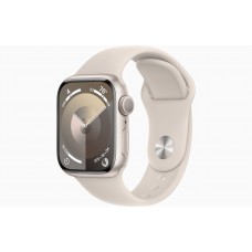 Умные часы Apple Watch Series 9 41mm Aluminium Case, Starlight Sport Band S/M