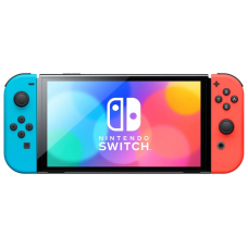 Игровая приставка Nintendo Switch OLED, 64Gb, Neon Red-Blue