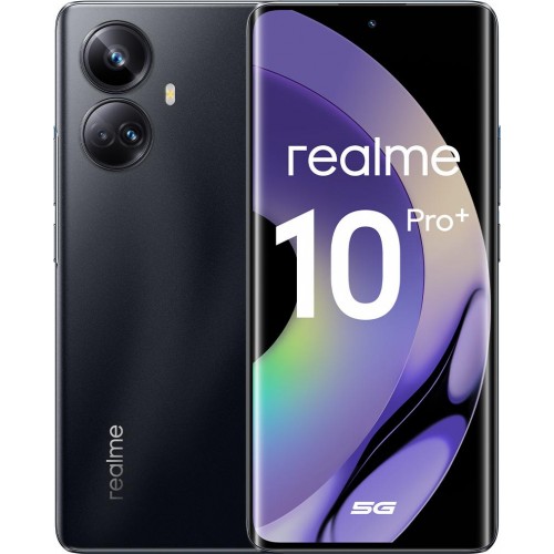 

Смартфон Realme 10 Pro Plus 5G, 12/256Gb RU, Black, Realme 10 Pro Plus 5G, 12.256Gb, Black