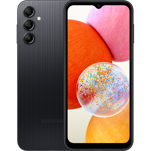 

Смартфон Samsung Galaxy A14, 4/64Gb (SM-A145P) Global, Black, Samsung Galaxy A14, 4.64Gb, Black