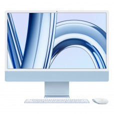 Моноблок Apple iMac 24 (Retina 4,5K, M3, 8C CPU, 8C GPU, 8Gb, 256Gb SSD), MQRC3, Blue