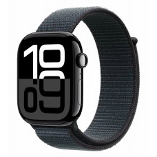 Умные часы Apple Watch Series 10 42mm Jet Black Aluminium Case With Black Ink Sport Loop