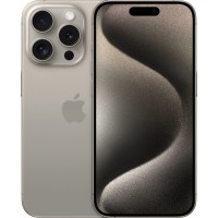 Смартфон Apple iPhone 15 Pro, 256Gb Global, Natural Titanium (Серый)