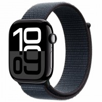 Часы Apple Watch Series 10 46mm Jet Black Aluminium Case With Ink Sport Loop