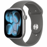 Часы Apple Watch Series 11 46mm Space Gray Aluminium Case With Stone Gray Sport Band S/M (Серый/Серый)